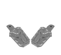 ZHAUPMCB Pédale de Moto Extension de pédale de Frein Avant et arrière pour Moto, pédale antidérapante, Compatible avec VOGE DS525X DS 525X DSX525 Repose Pieds Moto(Titanium)