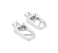 ZHAUPMCB Pédale de Moto Repose-Pieds arrière pour Harley Softail 2018-2022 Fat Boy Street Bob Low Rider Slim Deluxe Repose Pieds Moto(Front Chrome)