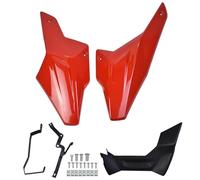 ZHAUPMCB Protection de châssis Moteur inférieur, Plaque Protection, becquet, Ventre, Convient pour BMW F 900R 900XR 2020-2024 Aileron Avant(Red)