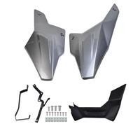 ZHAUPMCB Protection de châssis Moteur inférieur, Plaque Protection, becquet, Ventre, Convient pour BMW F 900R 900XR 2020-2024 Aileron Avant(Titanium)