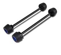 ZHAUPMCB Tampons curseurs de Cadre Protecteur de curseurs de Collision pour Fourche d'essieu Avant et arrière, Convient pour Duke 690 R 690 SMC R Supermoto 701 Fourche Cadre Sliders(Set BU)