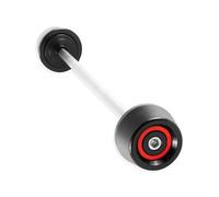 ZHAUPMCB Tampons curseurs de Cadre Protecteur de Roue coulissante pour essieu Avant de Moto, Convient pour Ducati Panigale 899 959 1098 1198 1199 1299 V4 V4S V2 Fourche Cadre Sliders(Black Red Black)