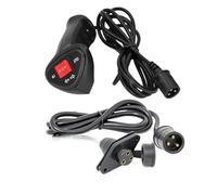 ZHAUPMCB Treuils électriques Télécommande de treuil électrique, contrôleur de treuil à 3 Broches + câble d'extension Treuil Électrique(B)