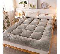 ZHBY Matelas Sol Matelas Futon Très Épais Tapis De Sol Japonais Traditionnel Tatami Matelas De Couchage De Camping Pliable Enroulable pour Le Dortoir Guest Couch (Couleur : Grey, Taille : 100x200cm)