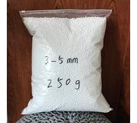 ZHCHAO 250g / 500g de Remplissage de Sac de Haricots Perles de Mousse Sac de balles Blanc Pouf Boule de Mousse pour Jouets oreillers Sacs canapé-lit remplisseur(250g)