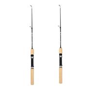 ZHCHAO 60 80 100 Cm Mini Canne à Pêche Rétractable Glace Canne à Pêche Portable Fibre de Carbone Canne à Pêche Hiver Pêche (Taille:A_100CM)