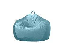 ZHCHAO Accueil Textile Canapé de Beans Sac Sac Tissu Couvercle Tatami Ménage Single Sand Couvercle Relax Lounge Meubles (Pas de Remplissage)(Kl-Bleu)