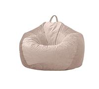 ZHCHAO Accueil Textile Canapé de Beans Sac Sac Tissu Couvercle Tatami Ménage Single Sand Couvercle Relax Lounge Meubles (Pas de Remplissage)(Beige)