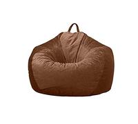 ZHCHAO Accueil Textile Canapé de Beans Sac Sac Tissu Couvercle Tatami Ménage Single Sand Couvercle Relax Lounge Meubles (Pas de Remplissage)(Brown)