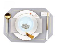 ZHCHAO Assiette à dîner avec peinture de paysage, assiette, set de table, ensemble de serviettes, combinaison de vaisselle, assiette occidentale, table de restaurant
