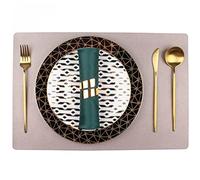 ZHCHAO Assiette, assiette, set de table, ensemble de serviettes, combinaison de vaisselle, assiette occidentale, table de restaurant
