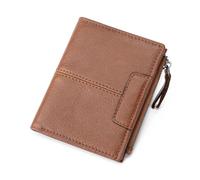 ZHCHAO Baotou - Pince à Billets rétro for, Pince à Billets Courte, permis de Conduire, décontractée