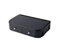ZHCHAO Boîte de Rangement de tiroirs Moniteur Ordinateur Portable de 14 Pouces Cadre d'espace de Stockage de Bureau de Bureau(Svart)