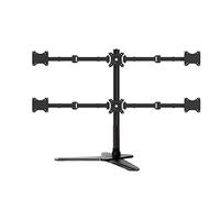 ZHCHAO Bureau Permanent Six Librement LCD Support pour Moniteur Bras Réglable Présentoir LA TÉLÉ Support pour 6 10 "-27" LCD Moniteur Max Charge 7kg