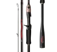 Zhchao Canne à pêche en fibre de carbone de 1,8 m Poids 3-15 g Réservoir Étang Rivière Leurre rapide Cannes à pêche (taille : canne à lancer_1,8 m)