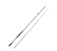 ZHCHAO Canne à pêche routière en carbone, canne à pêche droite en fibre de carbone à haute teneur en carbone avec poignée de pistolet (taille : B_2.4)