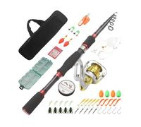 ZHCHAO Carbon Pratique Shrinkage Road Subrod Section courte Shrinkage 47 Cm Sea Rod Fishing Gear Set (Taille : A_2.1m)
