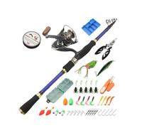 ZHCHAO Carbone Harvest Shorten Sub Rod Spinning Wheel Set Bait Fishing Gear Combinaison Canne à pêche (Taille : A_2.7m)
