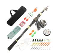 ZHCHAO Carbone - Short Sea Rod Fishing Gear Set Fishing Short Festival Fishing Rod Combination (Taille : A_2.1m)