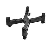 ZHCHAO Castors PC Anti-Patinage Taille réglable CPU Hôtes Stand Plateau Home Office de Bureau Abdos Ordinateur Accessoires Tour Roues Rouleau(Svart)