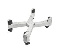 ZHCHAO Castors PC Anti-Patinage Taille réglable CPU Hôtes Stand Plateau Home Office de Bureau Abdos Ordinateur Accessoires Tour Roues Rouleau(Gray)