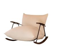 ZHCHAO Chaise à Bascule à Vent crème, canapé rétro for la Maison, Salon, Balcon, Blanc, Chaise Longue de Loisirs paresseuse