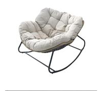 ZHCHAO Chaise à Bascule en rotin for Personne paresseuse, canapé for Salon, Balcon, Loisirs ménagers, Fauteuil à Bascule inclinable