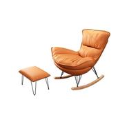 ZHCHAO Chaise à Bascule en Tissu technologique, Fauteuil inclinable au Caramel for Balcon, canapé Paresseux for Loisirs