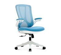 ZHCHAO Chaise de bureau pliante avec accoudoirs - Chaise rotative en maille - Chaise d'ordinateur - Chaise de conférence