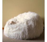 ZHCHAO Coussin en Forme de Larme de Chaise Longue Blanche, Housse Seulement(Wit)