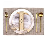 ZHCHAO Décoration de table, assiette, set de table, napperon, ensemble de vaisselle, combinaison, assiette occidentale, restaurant