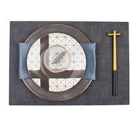 ZHCHAO Ensemble de couverts pour la maison - Table occidentale - Assiette plate - Set de table à combinaison