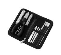 ZHCHAO Ensemble de pédicure Ensemble coupe-ongles Ensemble d'outils de pédicure Ensemble d'outils de manucure 11 pièces (couleur : argento, taille : comme indiqué)