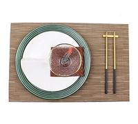 ZHCHAO Ensemble de table vert pour la maison, table occidentale, assiette, assiette, set de table à combinaison
