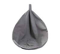 ZHCHAO Grande Housse de Sac Poire Housse de canapé siège Chaise Longue à Dossier Haut Pouf Jouets en Peluche Organisateur de vêtements sans Remplissage 70X80 cm(1-Pack)