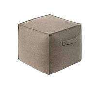 ZHCHAO Housse de canapé Housse de Repose-Pieds Solide for Pouf Chaise Tatami Tabouret Petit siège carré Pouf(1-Pack)