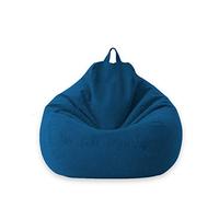 ZHCHAO Housse de canapé Nouvelle Housse de canapés Lazy BeanBag sans Remplissage(Kl-Bleu,M)