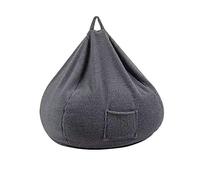ZHCHAO Housse de Chaise Paresseux Uniquement sans Rembourrage Pouf Chaise for Adulte Grand Pouf siège(100x120cm)