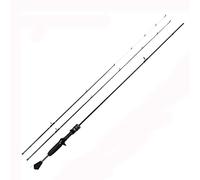 ZHCHAO L.W Canne à pêche UL 0,6-8 g Canne à pêche ultra légère en fibre de carbone creuse + solide 2 embouts cannes de moulage d'appâts (taille : lancer_1,8 m)