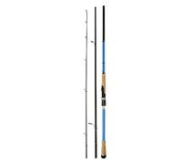 ZHCHAO Long Throw Road Pole Three Section Portable Fishing Pole Sea Pole Straight Handle Road Pole (Taille : B_2.4M)