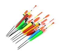 ZHCHAO Lot de 10 flotteurs de pêche en bois Bouée flottante en liège Bouée verticale Différentes tailles Accessoire de pêche (taille : 5 g)