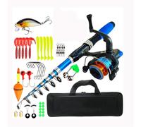 ZHCHAO Luya Pole Set Pole Wheel Set Short Sea Pole Set Fishing Gear Set Travel Portable Luya Pole Set