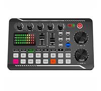 ZHCHAO Mélange d'amplificateur de Console FR998 Carte Audio Card du Microphone 3,5mm Carte de Son for téléphone PC
