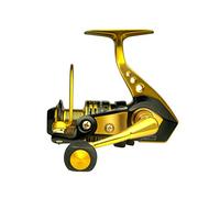 ZHCHAO Moulinet de pêche entièrement en métal Roue de pêche Moulinet de pêche en acier inoxydable Roue de ligne de pêche Roue de canne à pêche Roue Équipement de pêche