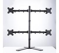 ZHCHAO Mount D'ergonomique Quad Four Arm LCD Support De Support De Support De Support D'ordinateur Rotation De L'écran 17 "-32"