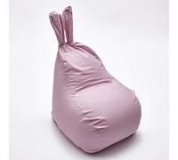 ZHCHAO Nouveau Nordique rayé Mignon Oreilles de Lapin Enfants canapé Paresseux canapé Tabouret Loisirs Pouf Amovible et Lavable(Roze)
