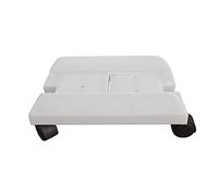 ZHCHAO Ordinateur de Tour de Tour d'ordinateur Ajustable Mobile CPU Chariot de Bois avec Verrouillage de freinage Stand for PC Cas d'ordinateur(Wit)