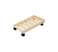 ZHCHAO Ordinateur de Tour de Tour Ordinateur réglable en Bois CPU Chariot de Bois avec Verrouillage de freinage Stand for PC Cas d'ordinateur