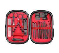 ZHCHAO Pince à cuticules Outils Coupe-ongles Professionnel Pédicure Manchon Boîte Coupe-ongles Ensemble complet