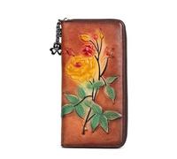 ZHCHAO Portefeuille À Fermeture Éclair Multi-Cartes for Femme, Moyen Et Long, Pince À Billets